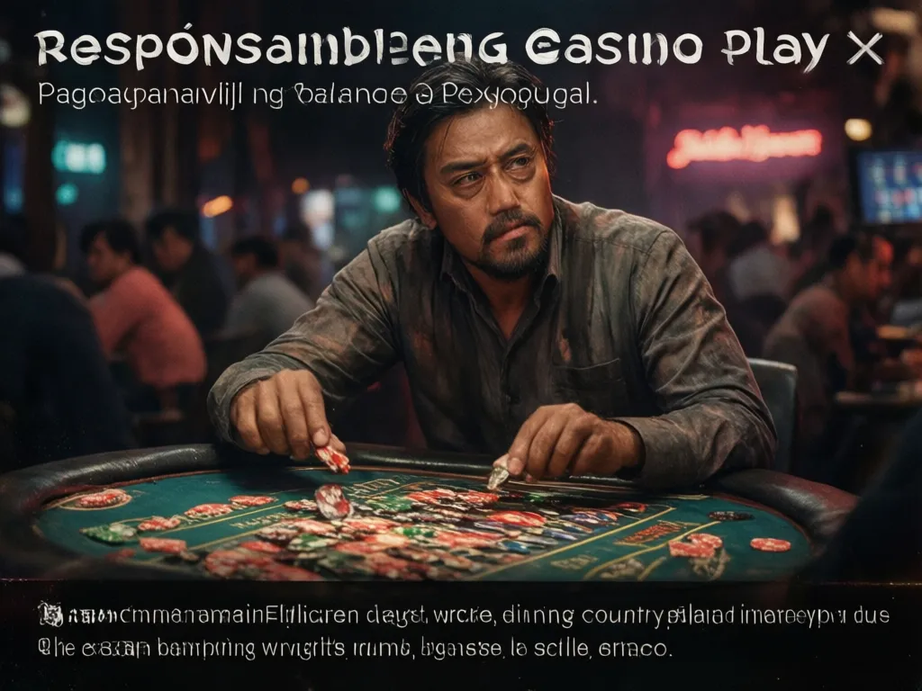 Konsepto ng responsableng casino play at balanseng pagsusugal